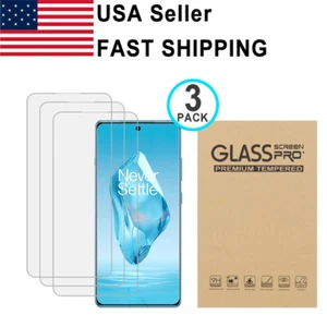 3PK Tempered Glass Screen Protector For OnePlus 12 12R - Picture 1 of 3