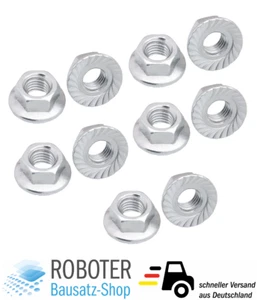 10x M5 Sechskantmutter mit Flansch - Bild 1 von 1