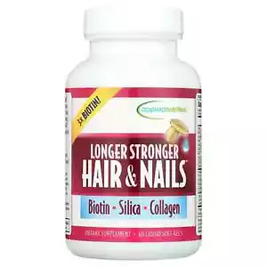Applied Nutrition - Gel morbidi liquidi per capelli e unghie più forti più lunghi, 60 ct - Foto 1 di 3