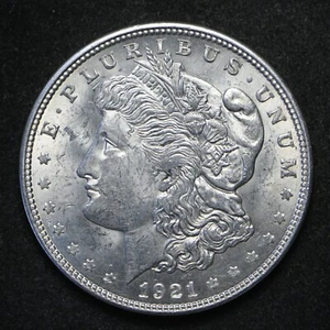 1921-D Morgan Silver Dollar AU++ (cn15118) - Picture 1 of 2