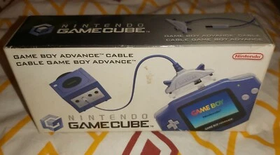 Gamecube Game Boy Advance Cable Cavo Collegamento COMPLETO COME NUOVO EUR ITA - Immagine 1 di 4