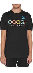 PUMA x COOGI Australia Tee Size L Black Logo Print Cotton