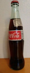 BOTELLA COCA COLA 355 ml DE COLECCIÓN DE MÉXICO ROJA TAPADA SIN ABRIR COMO NUEVA - Imagen 1 de 8