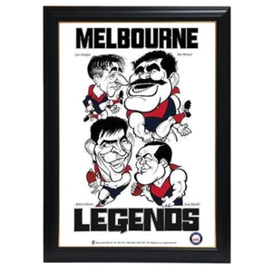 Weg Melbourne Legends Print Framed - Picture 1 of 1