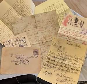 Letras de Jack el Destripador Firma Victoriano Estampilla Películas Serie de TV Asesinos Raro - Imagen 1 de 20