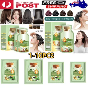 Natural Plant Hair Dye"New_Botanical Bubble Hair Dye 1-10PCS Packs Shampoo Color - Picture 1 of 19