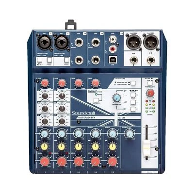 HARMAN PRO Soundcraft Soundcraft Notepad-8FX Small-Format Analog Mixing Conso... - Image 1 of 4