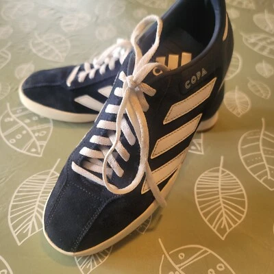 Adidas Copa Azul Gamuza Talla 6.5us Azul Y Blanco Corredores. Excelente Estado!!! Foto 1 de 4