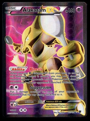 Alakazam EX - Fates Collide 117/124 Full Art Ultra Rare Pokemon Card Pokémon NM - Image 1 of 2