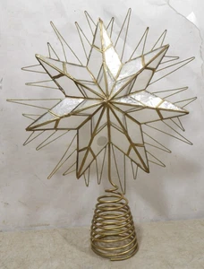 Lenox Christmas Glass Star Tree Topper NIB NOS - Picture 1 of 5