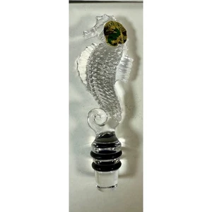 Tappo bottiglia Waterford Seahorse nuovo con scatola - Foto 1 di 4