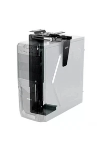 VIVO Black Under-Desk And Wall PC Mount Desk Computer Case Holder W/ 135 Swivel - Picture 1 of 7