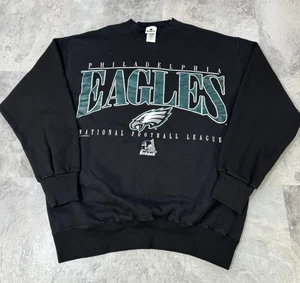 SUDADERA VINTAGE 1996 PHILADELPHIA EAGLES CUELLO REDONDO PRO LINE RIDDELL AÑOS 90 L - Imagen 1 de 9