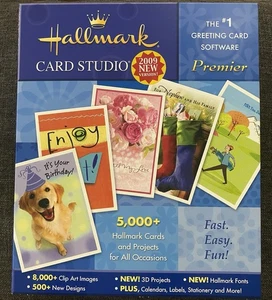 Hallmark Card Studio Premier 2009 Brand New Factory Sealed - Afbeelding 1 van 3