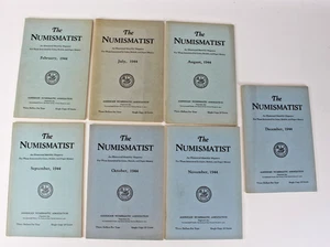 Feb+Jul-Dec '44 7 Issues The Numismatist American Numismatic Association Monthly - Picture 1 of 9