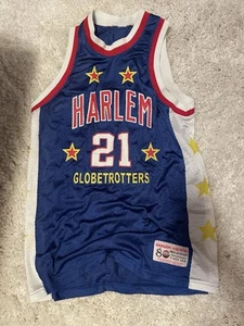 Vintage Harlem Globetrotters #21 80th Anniversary Size S Jersey - Picture 1 of 6