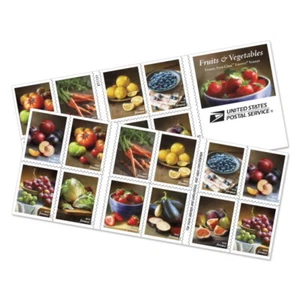 US SCOTT#5484-93,  FRUITS  & VEGETABLES 78C FOREVER STAMP SHEET OF 20 MNH  OG - Picture 1 of 1