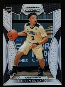 2019-20 Panini Prizm Draft Picks Silver Prizm #34 Carsen Edwards