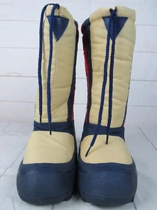 Kid's Multicolor Snow Boots Size 3/4 - Picture 1 of 6