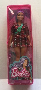 BARBIE doll FASHIONISTA 157 Lavender Hair Cowboy Boots GRB49 Mattel 2020 Girl - Foto 1 di 6