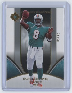 2006 Upper Deck Ultimate Collection Gold Daunte Culpepper 24/50 Miami Dolphins