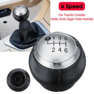 6 Speed Gear Stick Shift Knob Shifter For Toyota Corolla Avensis Verso Auris Ayg - Picture 1 of 7