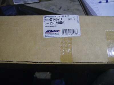 GENUINE ACDELCO GM 26030594 D1482D IGNITION SWITCH ASSEMBLY - Image 1 of 3