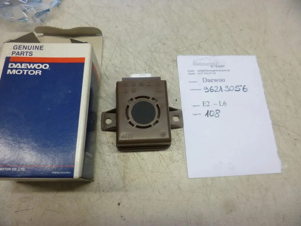 Sistema de alarma bocina de señal relé Daewoo Chevrolet Lanos Nubira Matiz 94219056 NUEVO Foto 1 de 1