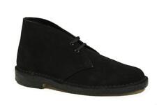 The Classic Clarks the Desert Boat Black Suede 2 26107162 (2B)
