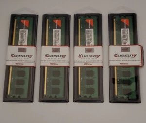 Kuesuny 2GB RAM 2RX8 PC2-6400U CL6 DDR2 800MHz DIMM 1.8v - Pack of 4 READ ALL - Picture 1 of 2