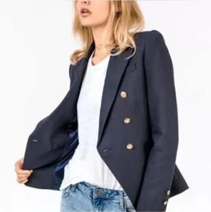 Camilla and Marc Size AU 8/US 4 Dimmer Blazer in Ink Navy Women’s Jacket C&M - Picture 1 of 7