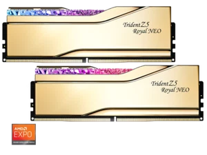 G.SKILL Trident Z5 Royal Series 48GB (2 x 24GB) 288-Pin PC RAM DDR5 6000 (PC5 - Picture 1 of 5