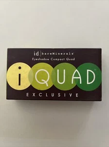bareMinerals iQuad Eye Shadow Compact Quad ~ Meet The Greens ~ NEW IN BOX - Picture 1 of 5