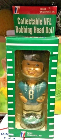 Mark Brunell 8" NEW Collectible NFL Bobble Head Doll Jacksonville Jaguars SP Cover
