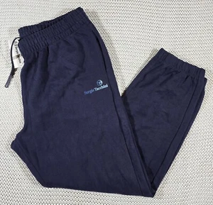 Sergio Tacchini Lido Sweatpants Women Sz 2XL Maritime Blue Pull-On Drawstring - Picture 1 of 9