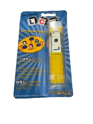 Left Center Right Dice Game - LCR Game - Party Game - Travel Game - Image 1 of 4