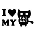 I love my Fat Cat Cornhole Decal Sticker