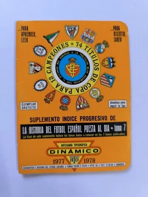 La Historia Del Fútbol Español Puesta Al Día 1977-1978 - Imagen 1 de 4