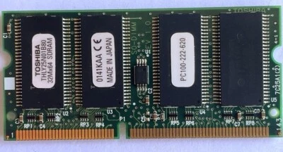 Toshiba Laptop RAM memory THLY12N01A80 32Mx64 SDRAM👀 - Image 1 of 4