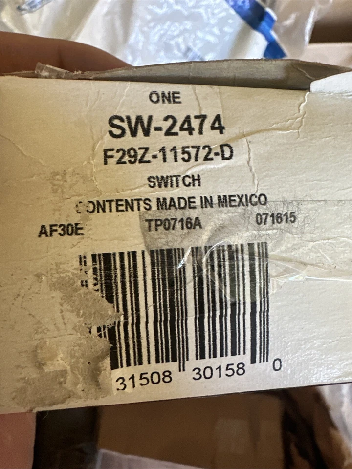 Interruptor de encendido SW-2474 Motorcraft para Bronco Country Ford Mustang Ranger Escort Foto 1 de 2