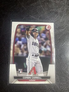 2023 Bowman Base #73 Corbin Carroll - Arizona Diamondbacks - Picture 1 of 2