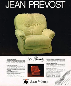 ADVERTISING ADVERTISING 045 1978 JEAN PREVOST armchair LE BEVERLEY - Picture 1 of 1