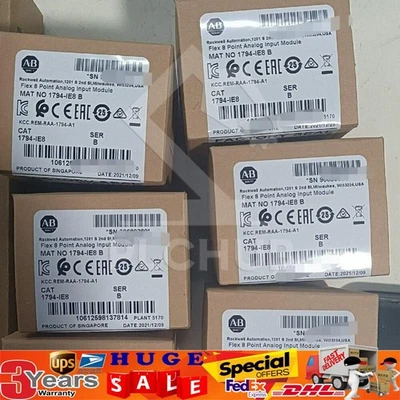 New Allen-Bradley 1794-IE8 Flex 8 Point Analog Input Module 1794IE8 US Free Tax - Image 1 of 2