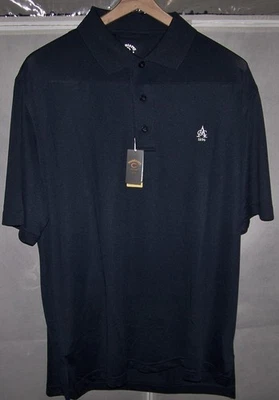 Новый MONTEREY CLUB полиэстер спандекс рубашка-поло ARONIMINK гольф-клуб темно-синий L - Изображение 1 из 4