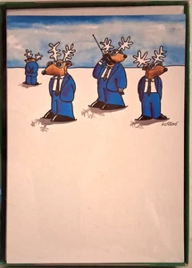 Recycled Paper Greetings Funny Humorous Christmas Cards Box of 20 NIB - Picture 1 of 2