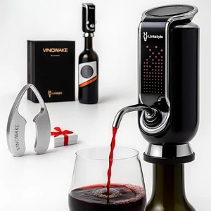 Aireador, dispensador y conservador eléctrico de vino VINOWAKE Triovino de LINKSTYLE... - Imagen 1 de 9