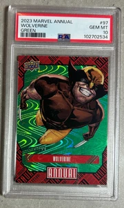 2023 Marvel Annual Wolverine Green # 97 PSA 10 POP 3 475/499 - Picture 1 of 2