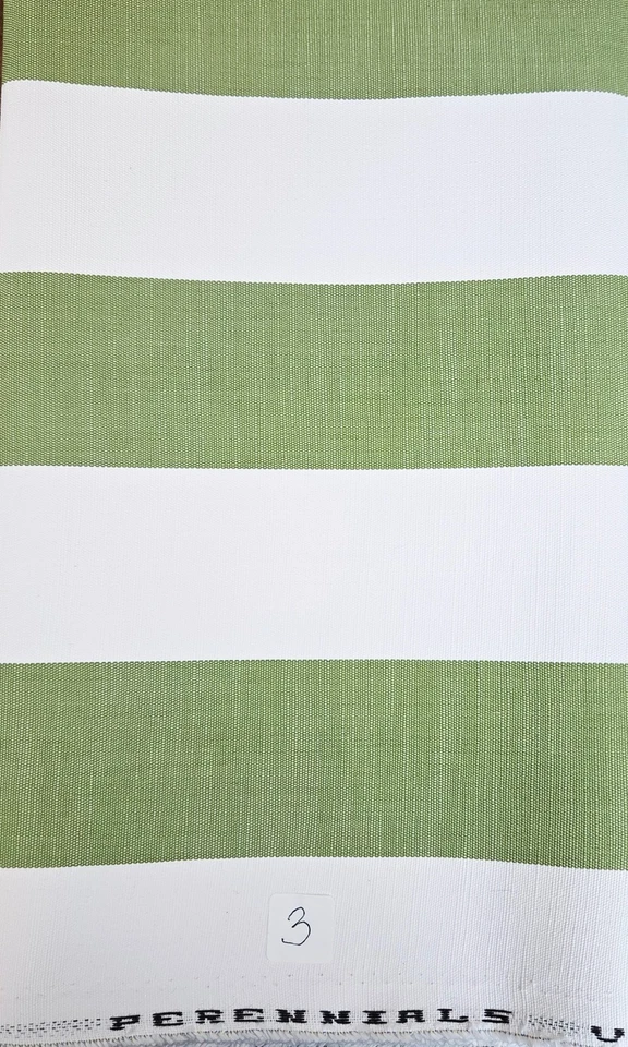 Telas perennes de 3 yardas van a rayas resorte 100 % solución teñida acrílico 54" W Foto 1 de 1