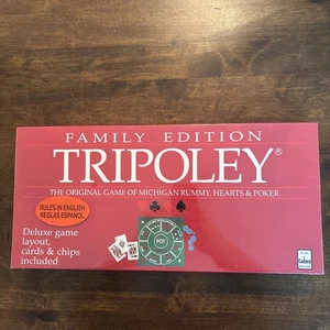 Tripoley Family Edition Deluxe Vintage Board Game Cadaco No. 225 1989-new Sealed - Picture 1 of 6