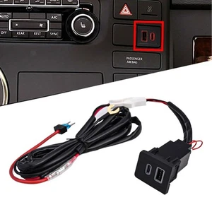 Car Dual USB Charger Fast Car Charger On The Road High Universality Fitment - Zdjęcie 1 z 6